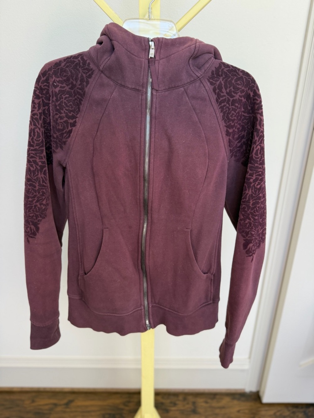 lululemon plum full-zip hoodie